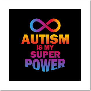 autism is my super power-02 Posters and Art